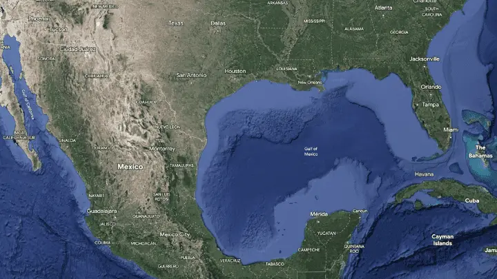 US states bordering the Gulf of Mexico - biotrux