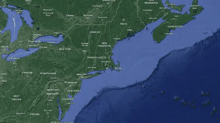 US states that border the Atlantic ocean - biotrux