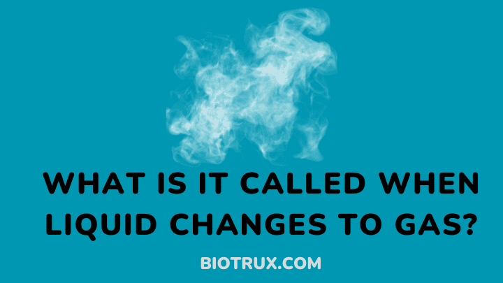 what is it called when liquid changes to gas