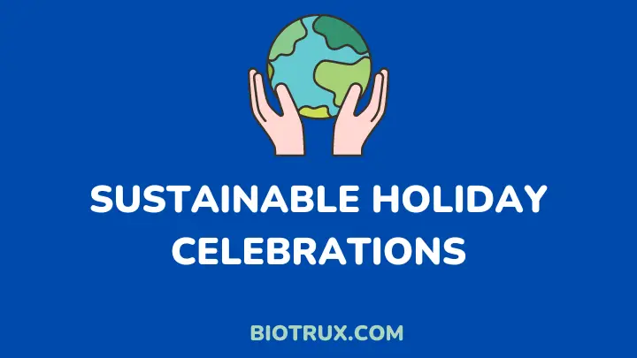 sustainable holiday celebrations - biotrux