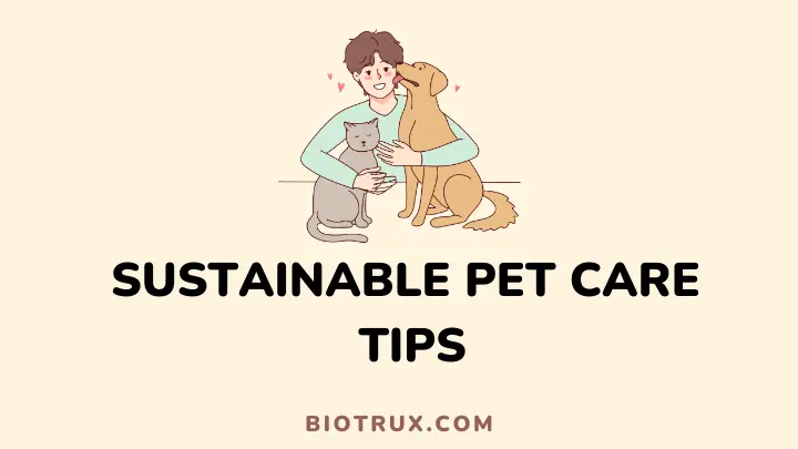 sustainable pet care tips - biotrux